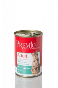 Premio-פרמיו שימורי פטה לחתול 400 גרם